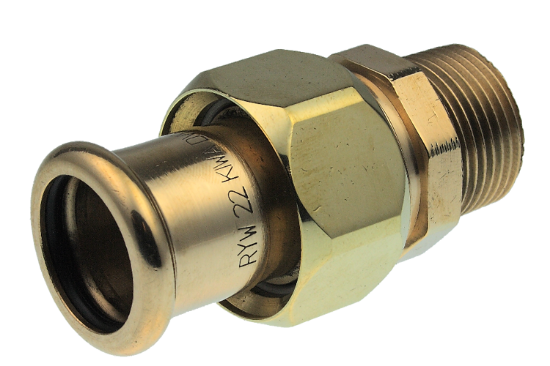 Picture of Pegler Xpress Water Male Union Straight Connector  22x1"