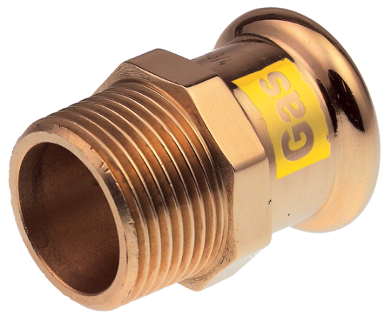 Picture of Pegler Xpress Gas Male Straight Connector  66.7x2 1/2"