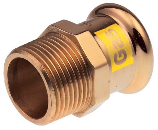 Picture of Pegler Xpress Gas Male Straight Connector  76.1x3"