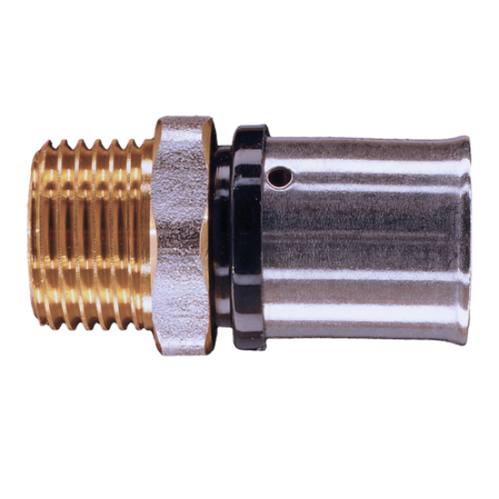 Picture of PressIT Heating/Water Straight Male Connector 20x1/2"