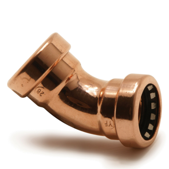 Picture of Pegler Tectite Push-Fit 45degrees Bend 22mm