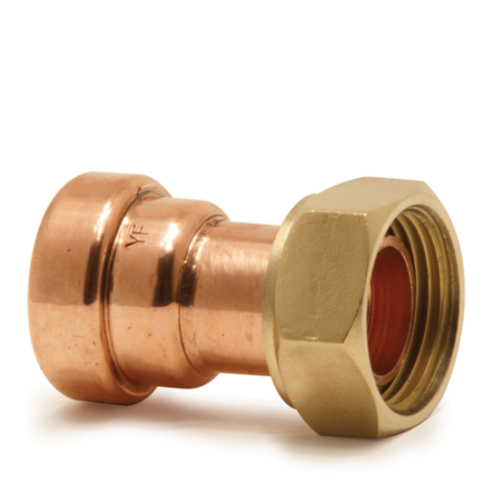 Picture of Pegler Tectite Push-Fit Straight Tap Connector 22x3/4"