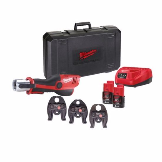 Picture of Milwaukee M12 Sub Compact Force Logic Hydraulic Press Tool | Profile-M | Incl. 3 Jaws |