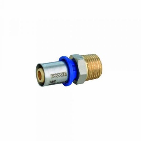 Picture of Emmeti Gerpex Straight Male BSP Connector 16mmx1/2"