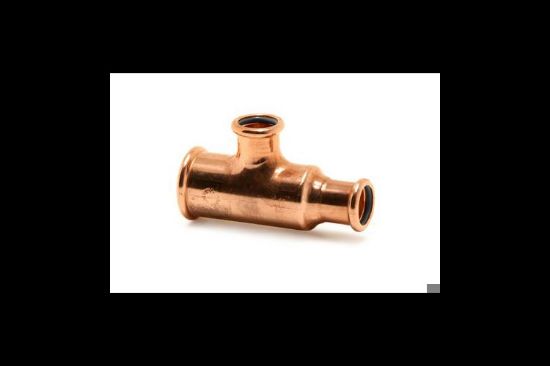 Picture of Pegler Xpress Water Reduced Both Ends Tee 22x22x28mm