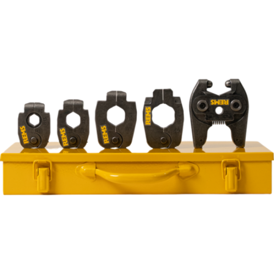 Picture of Rems Mini Angled Tong Set complete with M15, M22, M28, M35 Z8 Adaptor and Kit Box