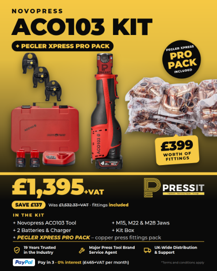 Picture of Novopress ACO103 Pro Pack – Press Tool + Fittings in One Order