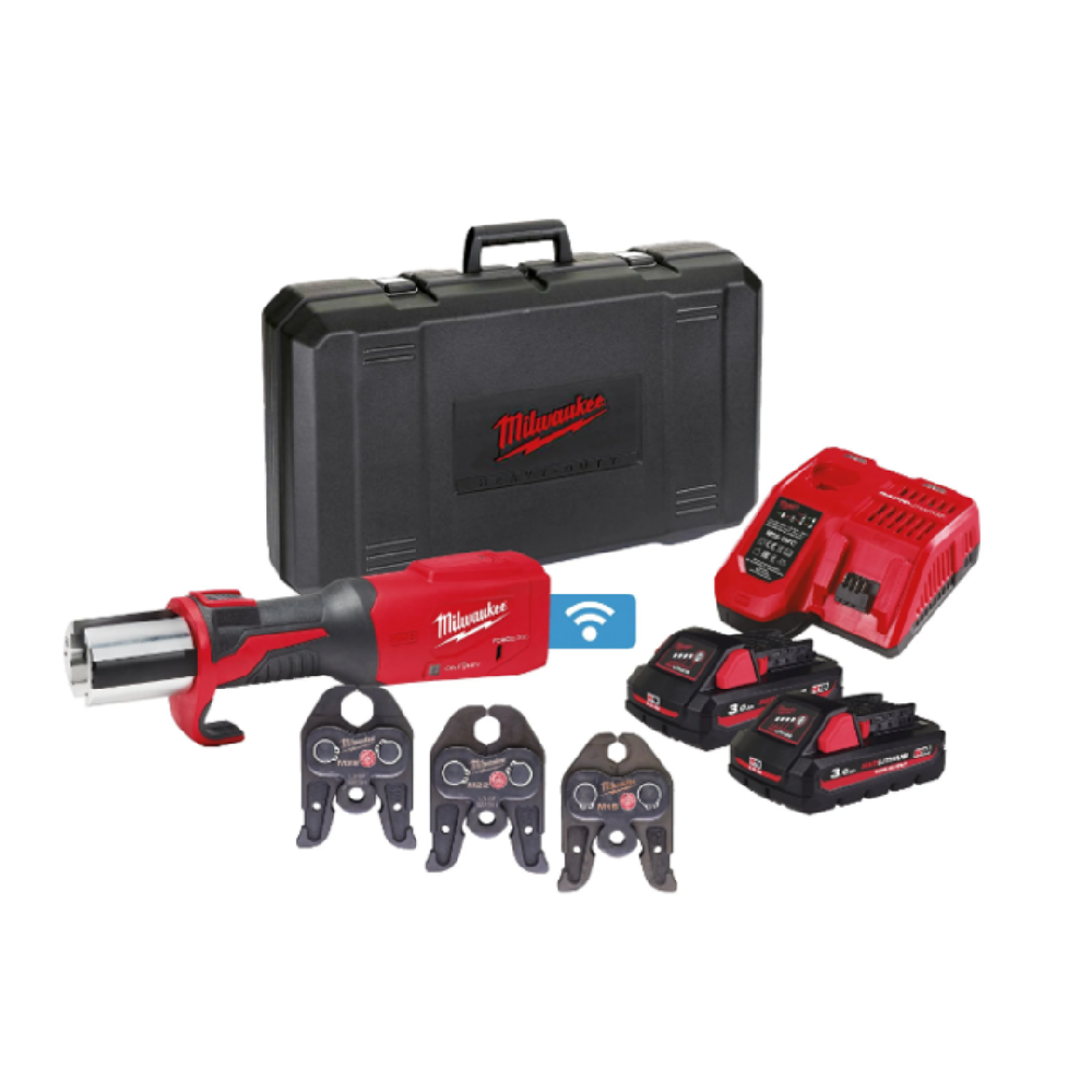 Milwaukee M18 Force Logic Press Tool | Profile-M | Incl. 3 Jaws |